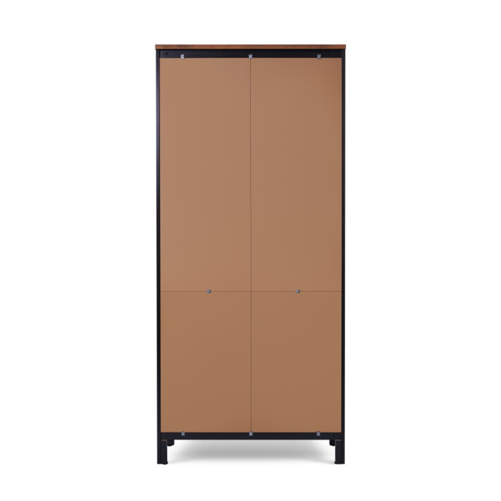 Шкаф-витрина Хемнэс Hemnes/Кымор, 3 ящика, 90х198х37 см, черный