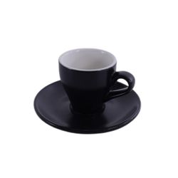 Кофейная пара 100 мл черная матовая d 6,4 см h6,2 см Barista (Бариста) P.L. Proff Cuisine [6]