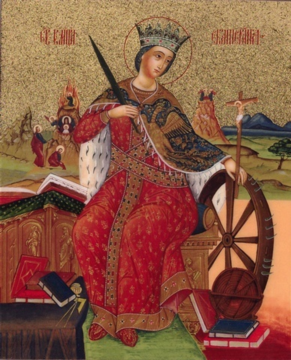 Икона на дереве ультрафиолетовая печать, золочение, поталь. Размер 13х16 см в ассортименте