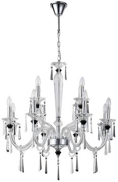 Люстра подвесная 12*Е14 1052/09/12P хром Lussi Stilfort