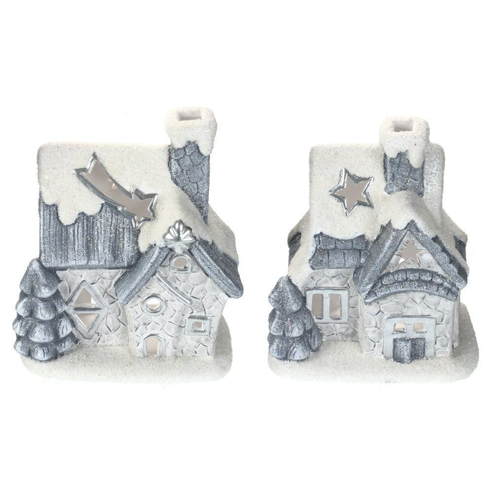 GAEM Подсвечник "Домик", L13 W8,5 H15,5 см, 2в.