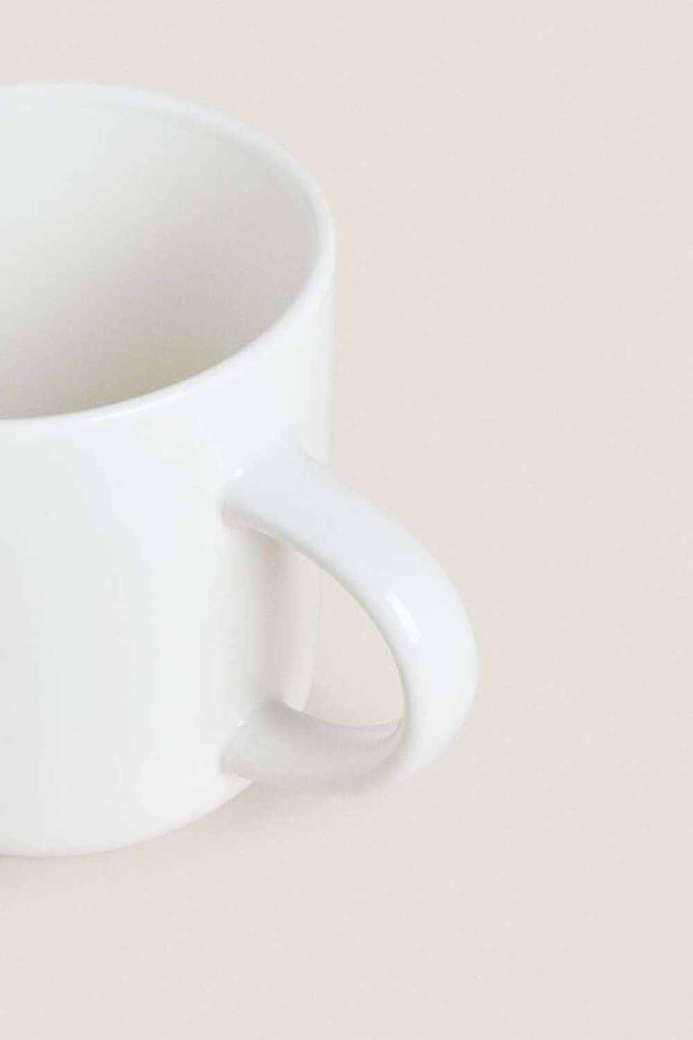 ZARA HOME КЕРАМИЧЕСКАЯ КРУЖКА, БЕЛЫЙ