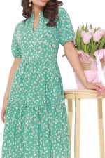 Платье Цветочный парфюм, мята DStrend (Акция)