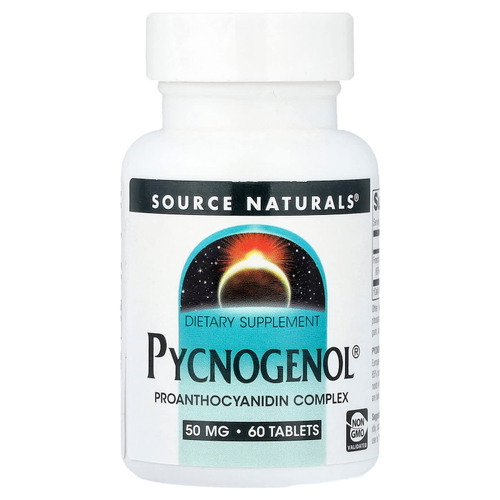Source Naturals, Pycnogenol®, 50 мг, 60 таблеток