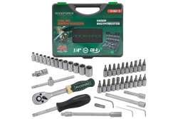 Набор торцевых головок и насадок RF-2462-5: 1/4"DR 6-гранных 46пр. ROCKFORCE