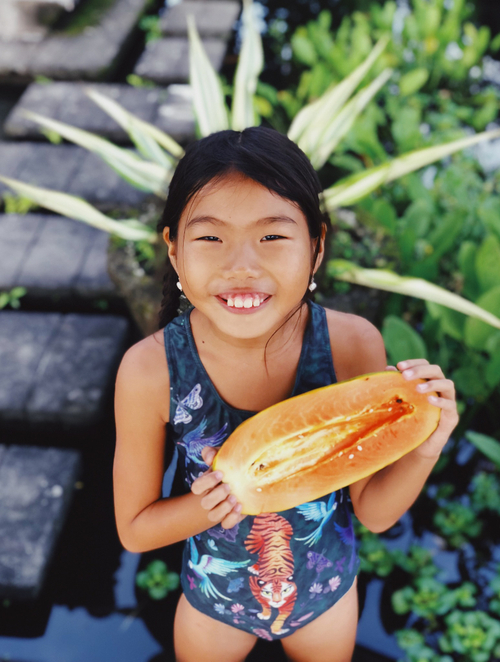 Купальник детский слитный Тигр