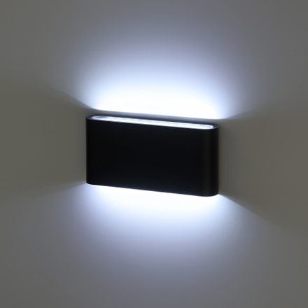 Декоративная подсветка ЭРА WL41 BK светодиодная 10Вт 3500К черный IP54 для интерьера, фасадов зданий