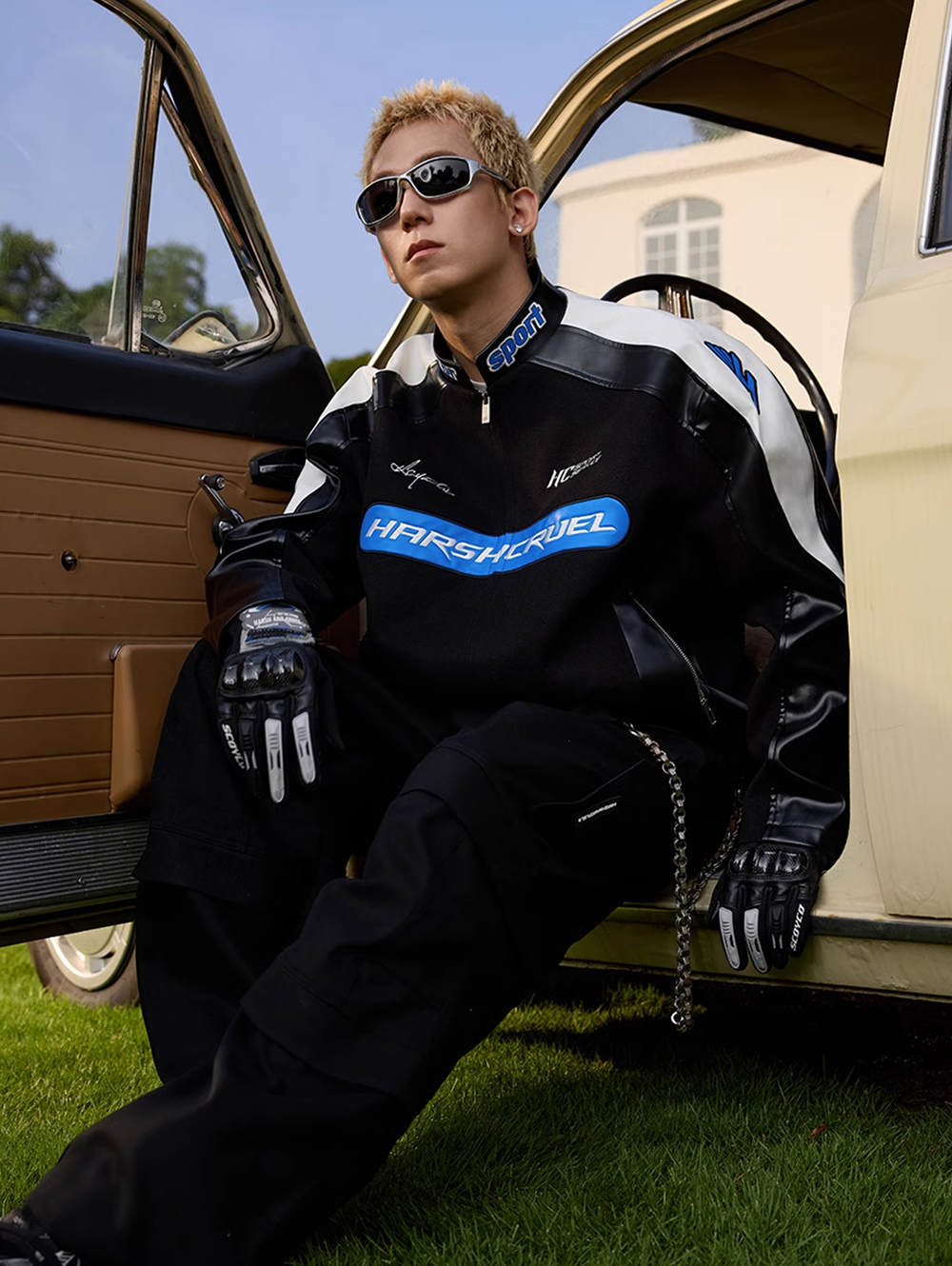 Куртка HARSHandCRUEL "Panel Logo" Racing Jacket