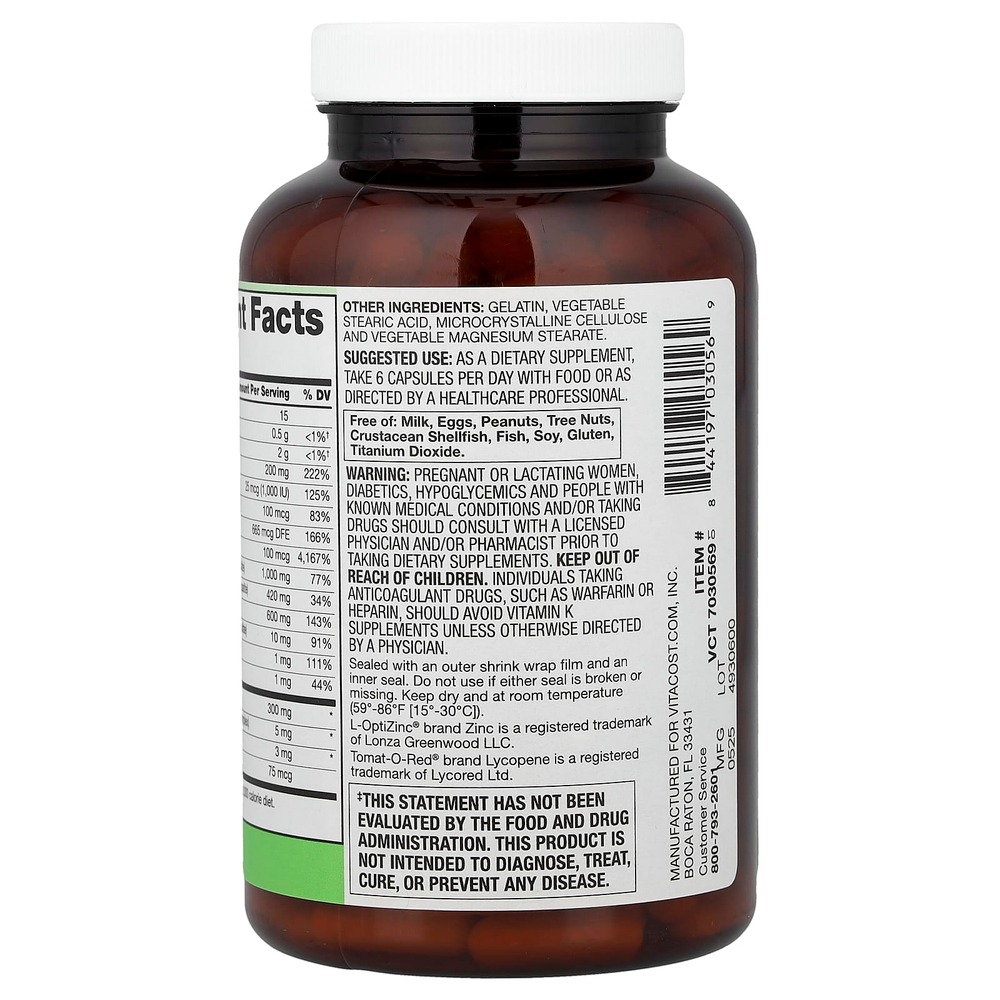 Vitacost, Synergy®, комплекс для укрепления костей, 240 капсул
