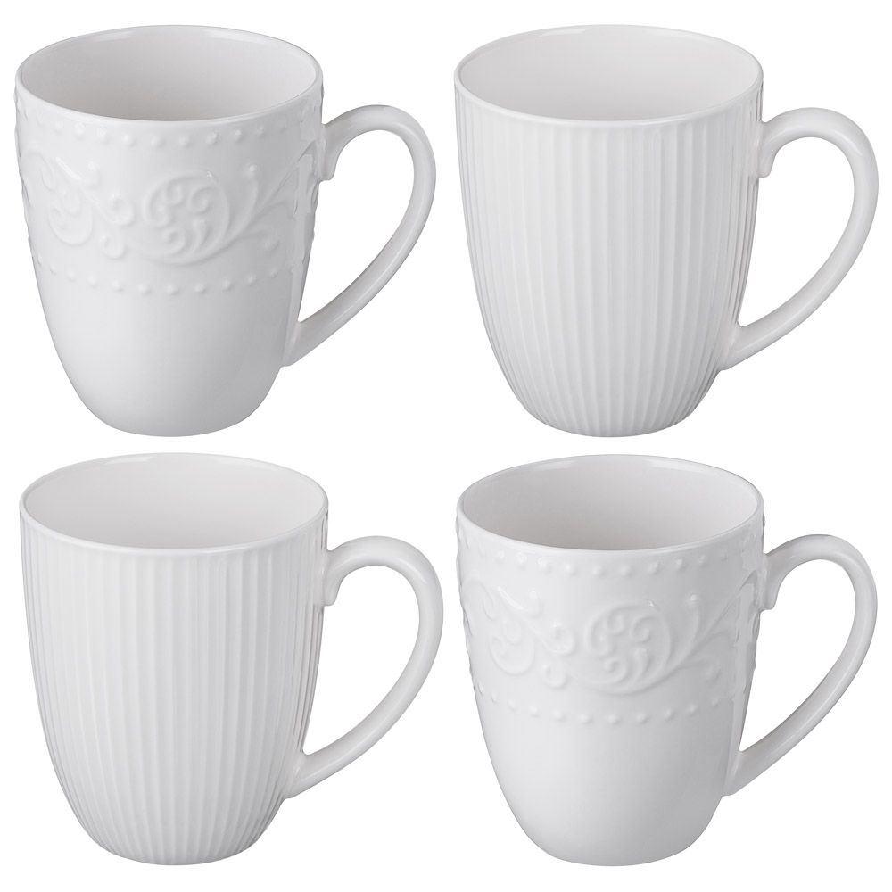 НАБОР КРУЖЕК LEFARD "COMPOSITION" 4 ШТ. 400 МЛ