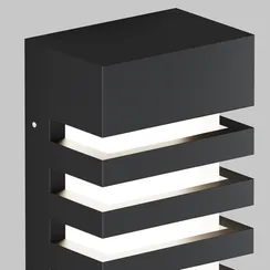 Уличный настенный светильник Outdoor O034WL-01B