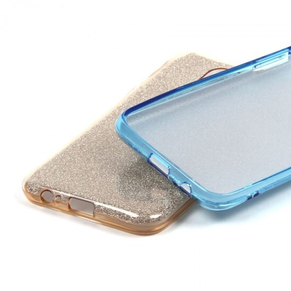 Чехол ТПУ с блестками для Samsung Galaxy A6 (2018), 010028 Красный