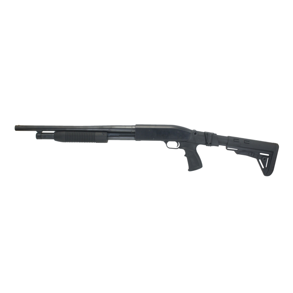 Приклад складной Mossberg 500/590, Maverick 88, DLG Tactical. Черный