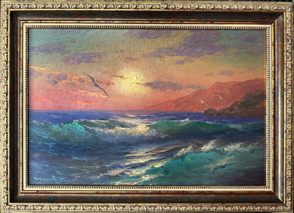 Беляев В. В. Пейзаж. Холст, масло. Россия. 2022 г.