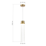 Светильник подвесной CHAMPAGNE LED 12W 4000K