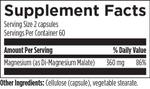 Designs For Health - MMC120 - Magnesium Malate 120 capsules