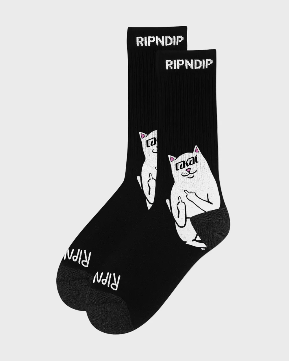 Носки LAKAI X RIPNDIP Lord Nerm Socks Pack Black / White - 2 пары