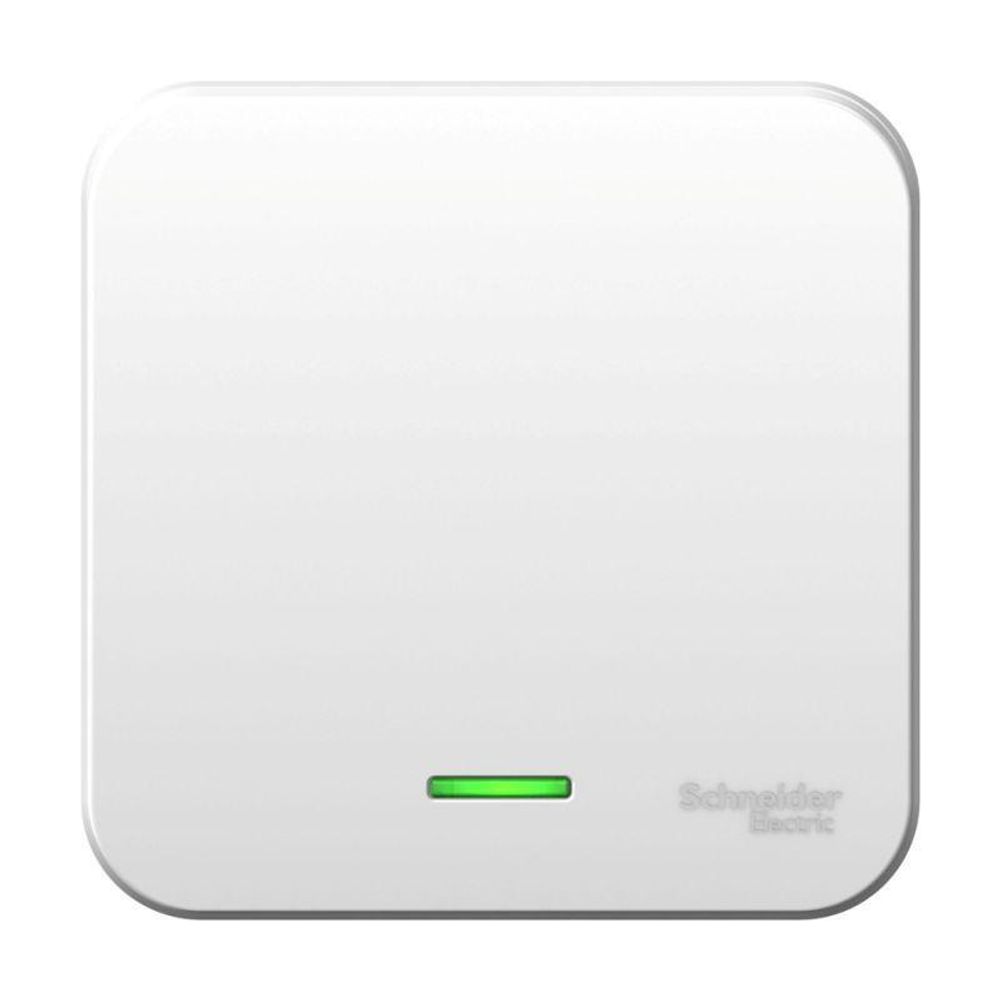 Выключатель 1-кл. ОП Blanca 6А IP20 (сх. 1) 250В с подсветкой с металлич. пластиной бел. SE BLNVA061121 Выключатель 1-кл. ОП Blanca 6А IP20 (сх. 1) 250В с подсветкой с металлич. пластиной бел. SE BLNVA061121