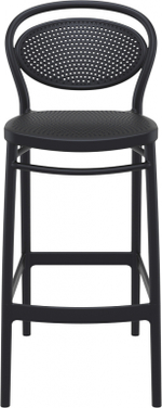 Стул пластиковый барный, Siesta Contract Marcel Bar 75, черный