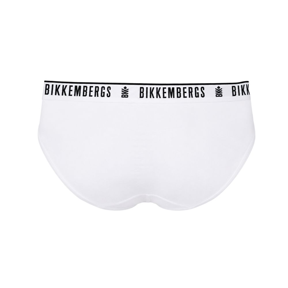 Набор мужских трусов брифов 2в1 (черные, белые) Bikkembergs BKK42USP19BI