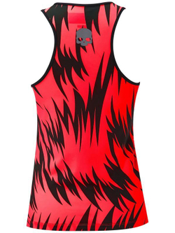 Женский топ теннисный Hydrogen Scratch Tank Top - red