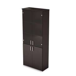 2Ш.005.3 Шкаф для документов высокий со стеклом (790*370*1960)