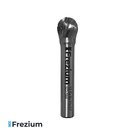 Борфреза твердосплавная по металлу "Frezium" 12.5x8x11x57; SD-5M