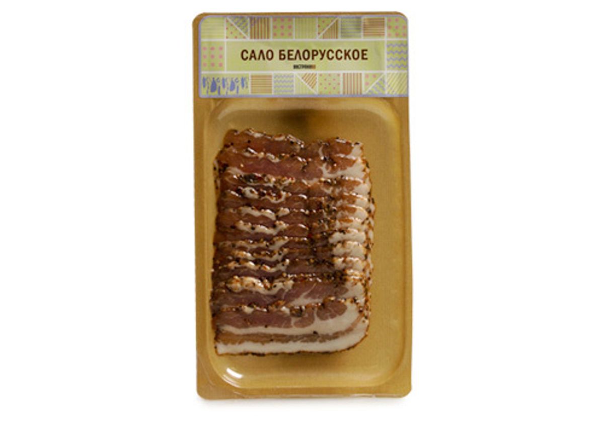 Сало Белорусское нарезка, 100г