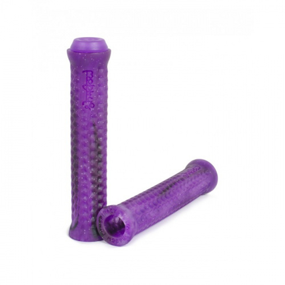 BMX Грипсы Shadow Maya DCR Flangeless (фиолетовый / черный)