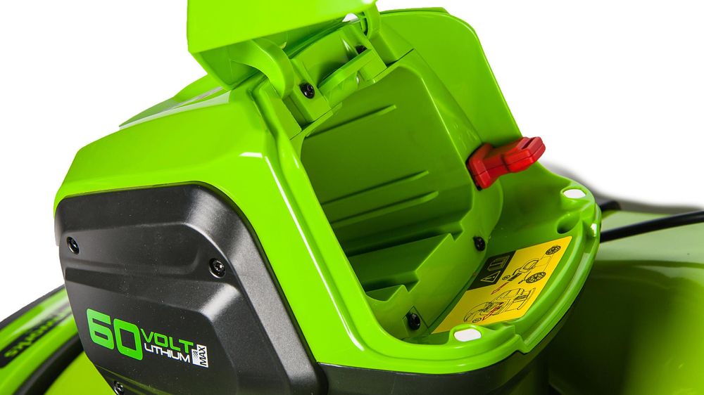 Аккумуляторная газонокосилка Greenworks GD60LM46SPК5, 60v, 46 см, АКБ 5 А·ч и ЗУ