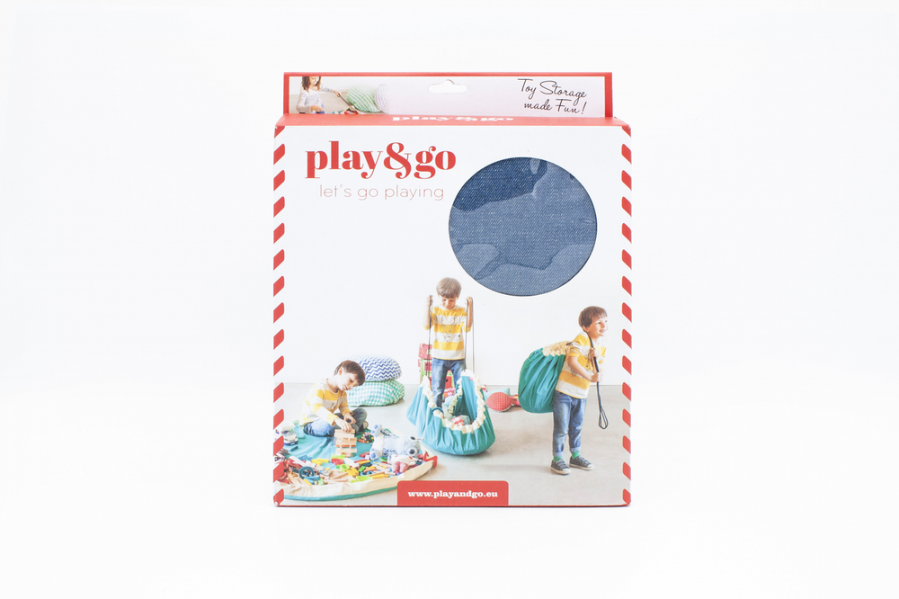 2 в 1: мешок для хранения игрушек и игровой коврик Play&Go Джинсы