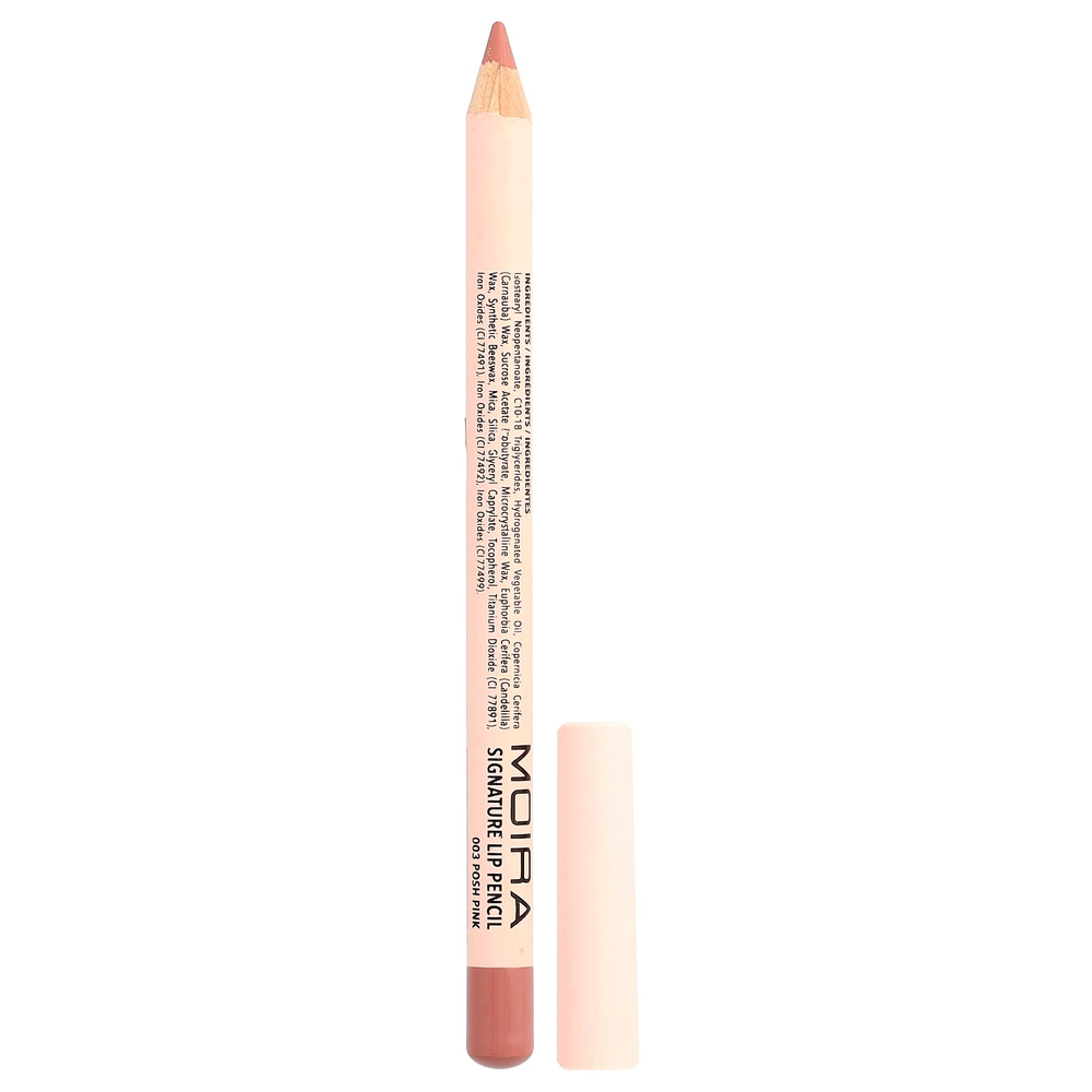 Moira Beauty, фирменный карандаш для губ, оттенок 003 Posh Pink, 1,1 г (0,04 унции)