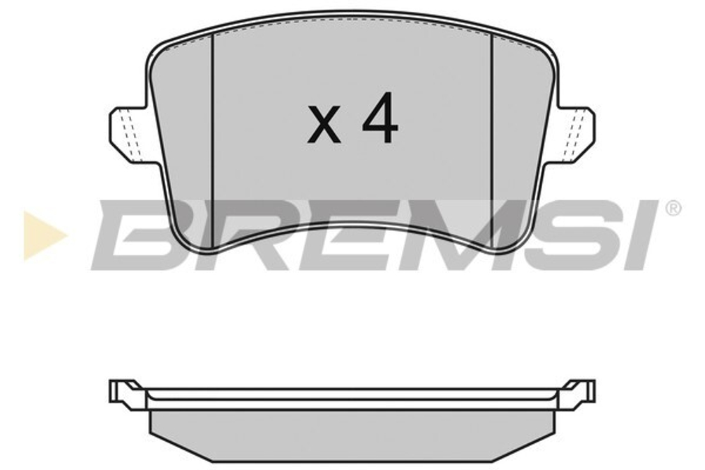 BREMSI - BP3349-BMS - Brake Pad Set, disc brake