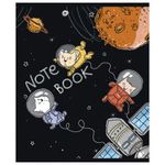 Тетрадь 48 л. кл. скреп. ПОЛЕТЕЛИ! А5 мел. карт. конгрев твин лак офс.