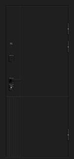 Optim Z-2 Нео Муар черный/Белый 205*86 левое