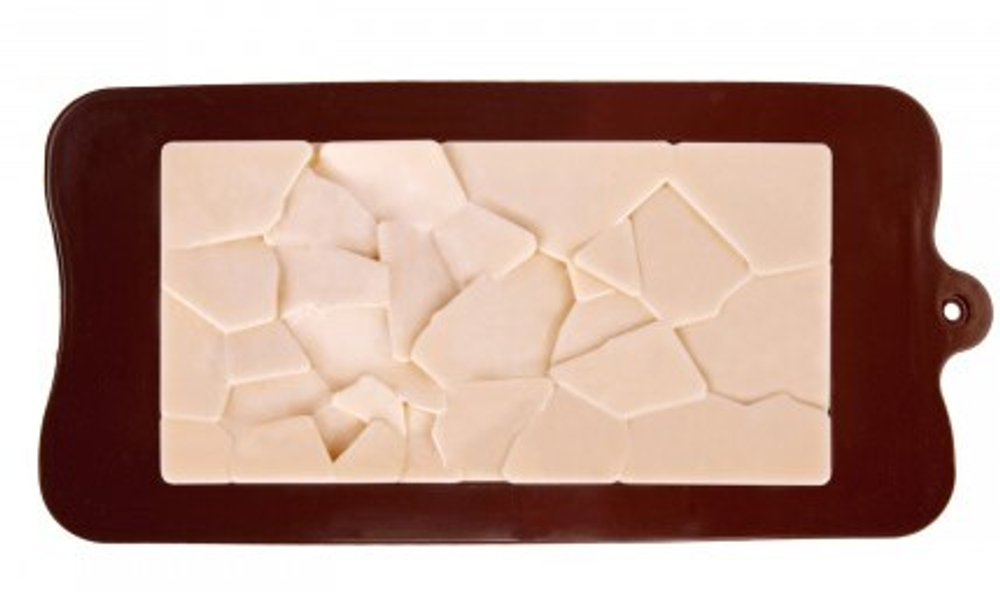 Форма силиконовая для шоколада «Плитка осколки»