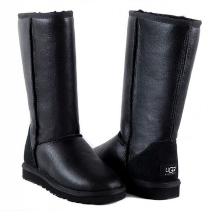 Угги Classic Tall Metallic Black