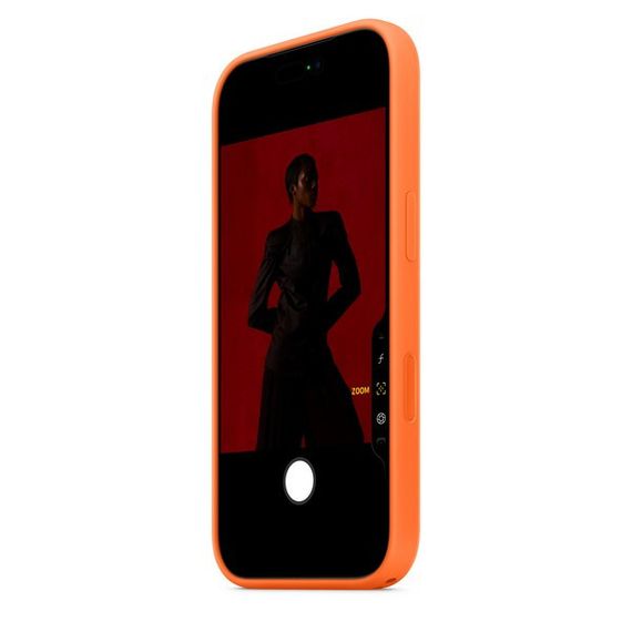 Чехол Apple Silicone Case для iPhone 17 Pro с MagSafe (MGFE4) Orange