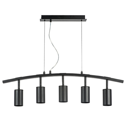 LR735375 Люстра RULLO 5х50W GU10 ЧЕРНЫЙ (571735+214437-5)