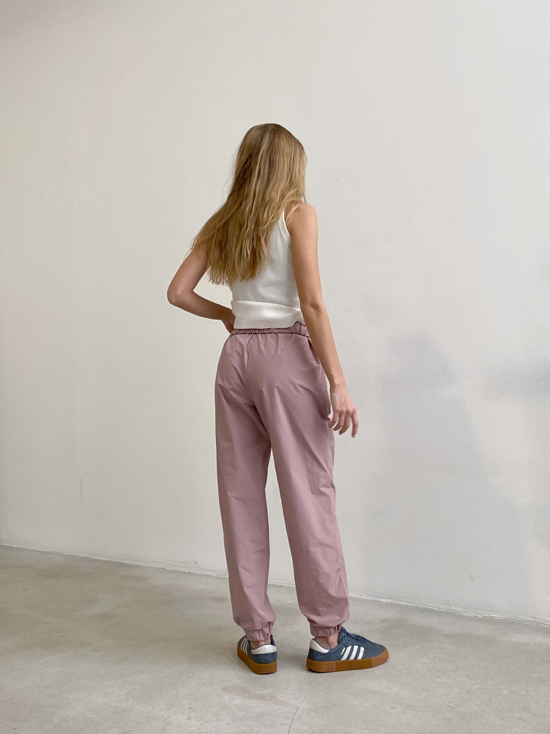 Брюки спортивные, розовые