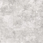 Керамогранит Alma Ceramica GFU6060BTP17R Beton Pro 60x60 серый глазурованный матовый / противоскользящий / карвинг под бетон / с орнаментом