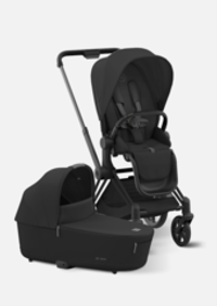 Cybex Детская коляска Priam IV Matt Black 2 в 1 цвет Sepia Black