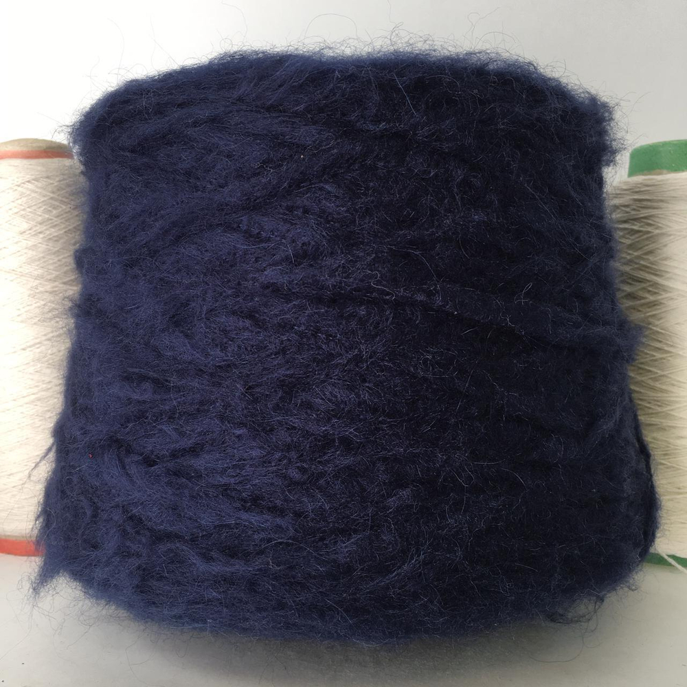 KAN - Fashion Mill; меринос вспушенный, п/а, акрил; 180м/100гр; col. 304692 темно-синий; S709