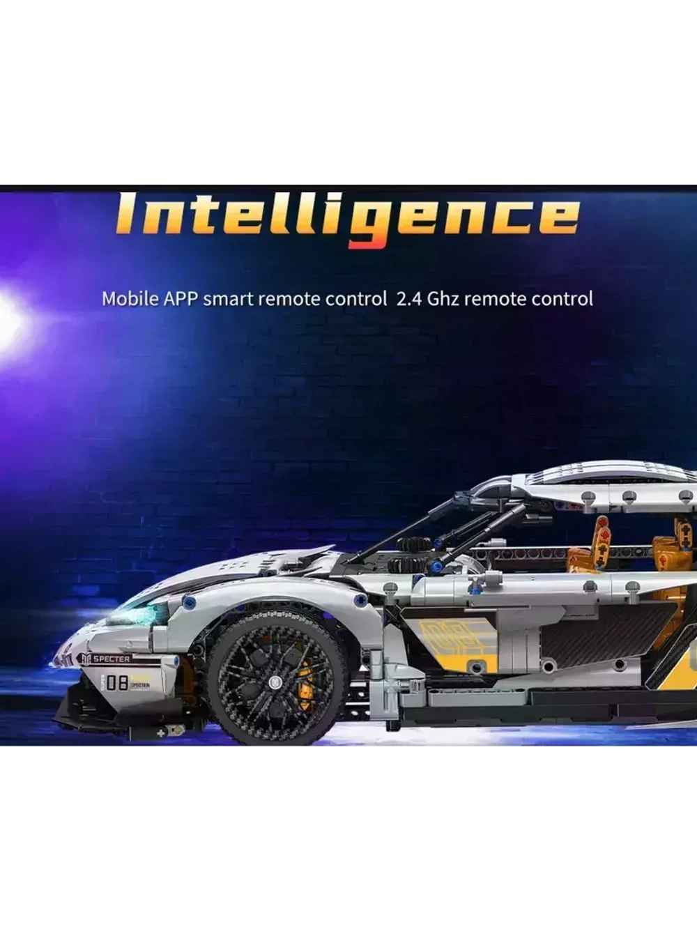 Конструктор Суперкар Koenigsegg SPECTER GT 3508 деталей