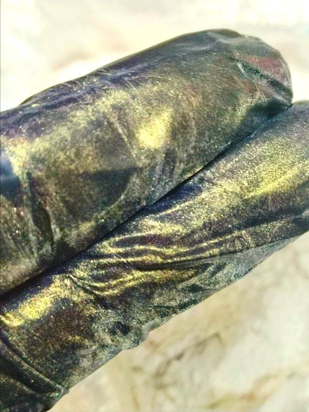 Пигмент 7076 - Золотой мерцающий жемчуг - универсальный