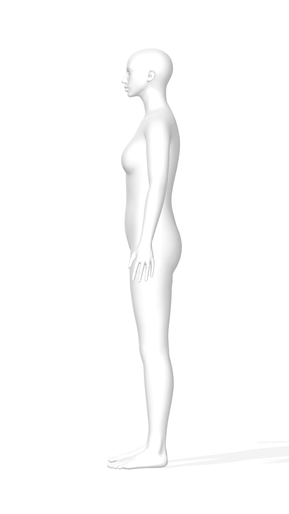 3D аватар манекена Моника