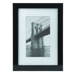 Фоторамка Image Art 601 10х15 пластиковая со стеклом чёрная | Image Art