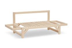 Диван кушетка Элиза, рогожка, жёлтый