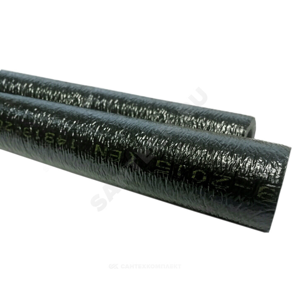 Трубка вспененный полиэтилен SUPER PROTECT BLACK 20/9 L=2м Тмакс=95°C в защитной оболочке черная Energoflex EFXT020092SUPRBK-240