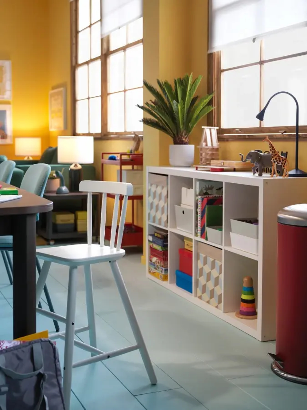 Стул детский - IKEA AGAM/ АГАМ ИКЕА, 79х41 см, белый